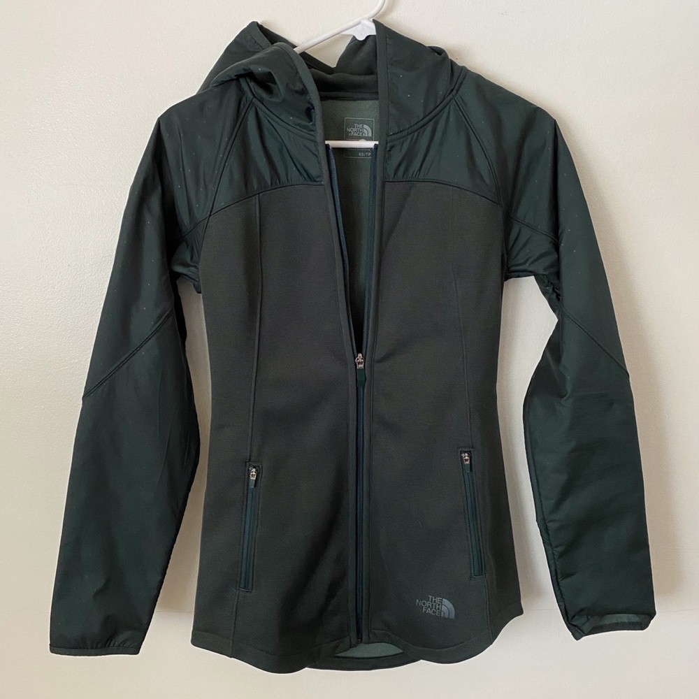 The North Face Green Spark Full Zip Hoodie XS